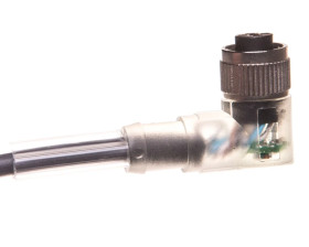 Przewód przyłączeniowy 5m z gniazdem kątowym 4P FIELDBUS M12 S/A AB-C4- 5,0PUR-M12FA-3L 22260327