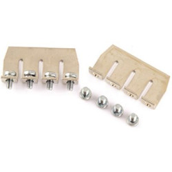 Szyna zworki Pręt przegubowy RS PRO Bloki zaciskowe RS Pro 10 65A Montaż na śrubę