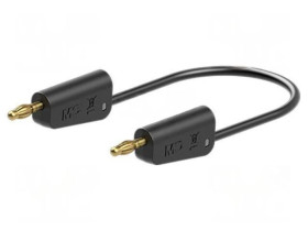 Przewód pomiarowy 60VDC 30VAC 19A Dł: 1m czarny 64.1033-10021