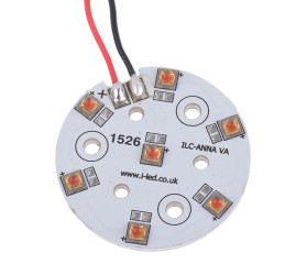 Tablica LED ILC-ONA7-HYRE-SC211-WIR200., 2870 mW 7-diodowy, kolor: Czerwony, ILS, OSLON 80 PowerAnna Coin