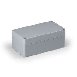 Obudowa Cubo H 80x125x58mm boki gładkie aluminium IP66 HALP081306