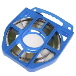 Taśma stalowa w rolce 50m / Taśma do naprężąrki w kasecie / F107 / SS430