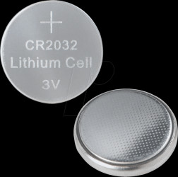 CR2032B10 Lithium button cell, 3 V, 20.0 x 3.2 mm, pack of 10