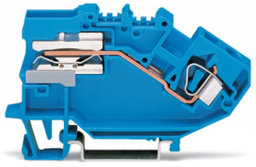 1-wire potential equalization terminal, cage clamp, 0.2-6.0 mm², 1 pole, 41 A, 6 kV, gray, 782-623