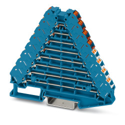 Kostka zaciskowa na szynie DIN Phoenix Contact 14 → 26AWGWciskane PTRV 8 BU/RDWH 8A 250 V