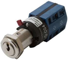 Wyłącznik kluczykowy, DP-CO, 10 A 2-Way, -5 → +55°C