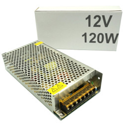 Zasilacz imp. 12V 120W 10A EK CCTV Przemysłowy