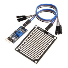 3szt Moduł czujnika deszczu 3P Raindrops Wilgotność Pogody z kablem DuPont