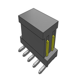 Listwa stykowa PCB 10-pinowe TMM raster: 2 mm Prosty 2-rzędowe Samtec Powierzchnia281 V Bez osłony
