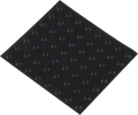 Stopki samoprzylepne grubość: 2.8mm Czarny średnica: 8mm Cylindryczny 3M