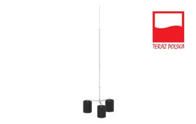 Maszt odgromowy na trójnogu Al 5,5m 5P Cz 65055509