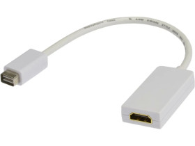 Adapter mini-DVI / HDMI FHD@60 (wtyk / gniazdo) 10cm