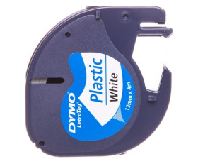 Taśma do drukarki DYMO LETRA LT-100H 12x4m biała TDL-T 59422 E04ZP-03040200201