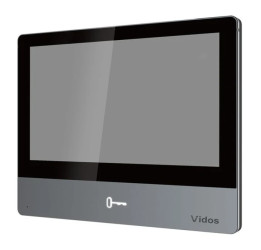 Monitor IP głośnomówiący VIDOS ONE Ekran 7 cali dotykowy IPS LCD 1024x600px M2020