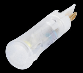 QS61XXW12 Indicator LED, 12 V DC, 6 mm, FASTON, white