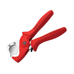Knipex 90 20 185 SB Plastic Conduit Pipe / Hose Cutter 25mm Diameter