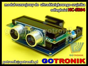 Moduł rozwojowy dla HC-SR04 ultradźwiękowego czujnika odległości