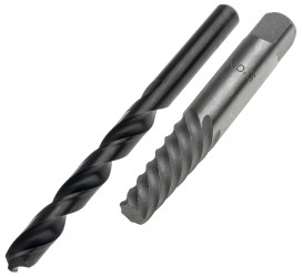 Wykrętarka do śrub, l. elementów: 2, w zestawie: Nr 6, 13/32 cala, Stal