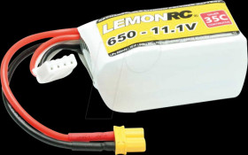 LiPo Akku LEMONRC 650 - 11.1V (35C)