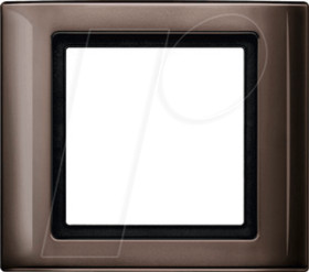 400115 Aqua design frame - 1-gang, dark brazil