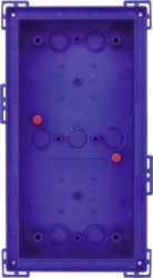 Mobotix MX-OPT-Box-2-EXT-IN Akcesorium do domofonu Obudowa podtynkowa niebieski