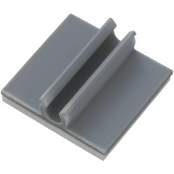 TruComponents 41025 mount Self-adhesive Ø3.20mm Grey 1pcs