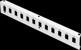 DN-96802M-2 Fiber optic distribution plate, 12-port for SC DX / LC QD