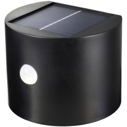 Sygonix SY-5770788 Solar Wall Light motion detector warm white black