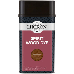 Liberon 126791 Spirit Wood Dye Medium Oak 1 litre