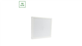 Algine Natynk Downlight 24W Nw 230V 120St Ip20 Ik06 288X288x38mm Biały Kwadrat