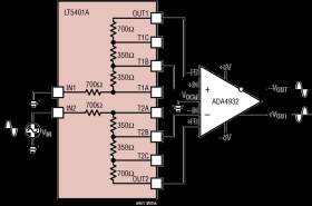 Matched Resistor Network for Precision Amplifiers
