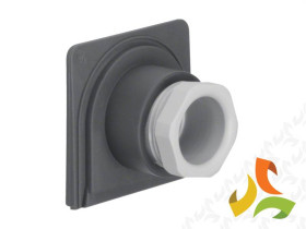 BERKER W.1 Przepust kablowy M20x1,5 przykręcany membrana 1 wejście na rurę szary 18163515 HAGER