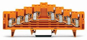 Złączka krosowa 4-piętrowa jasnoszara bez zatrzasków 727-238 /50szt./
