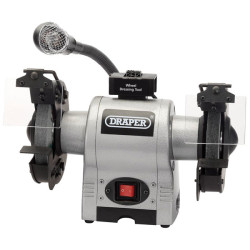 Draper 05095 150mm Bench Grinder With Worklight (370W)