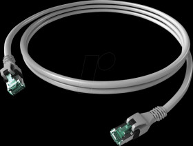 CPP1OAAAAA0050 Cat.6a patch cable, DualBoot, PushPull, S/FTP, gray, 5 m