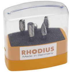 Rhodius 305860 Milling Set Carbide 5-Piece Common Cutter Shapes