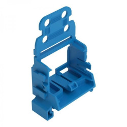 Adapter niebieski montażowy z odciążeniem przew. do 10-przewodowych seria 221 4 mm² na szynę TS 35 221-549/000-006 /10szt./