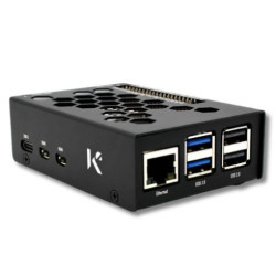 KKSB Raspberry Pi 5 Case Aluminium Black