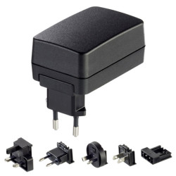 Adapter AC/DC Uwy 15V dc Iwy 1.2A Wymienne 18W typ wtyczki: Wymienny