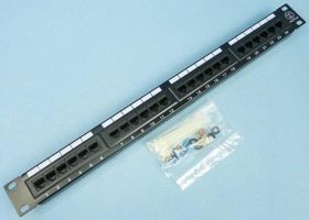 PATCH PANEL KAT.5e 24-PORTY NIEEKRANOWAN