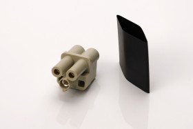 Wkładka złącza dużej mocy 2 + p-pinowe RS PRO 40A Żeński Śruba