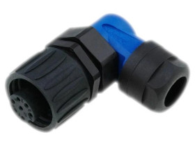 C16-1-3105-081N Złącze okrągłe wtyk na przewód 7PIN żeński lutowanie 250V