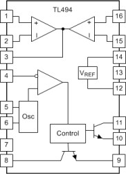40V, 0.2A 300KHz PWM controller