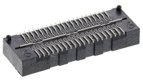 Gniazdo PCB 40 -pinowe 2 -rzędowe raster: 0.8mm Listwa gniazdowa Proste SMD