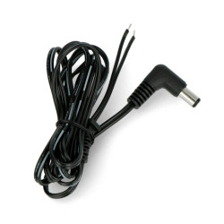 Przewód z kątowym wtykiem DC 2,1/5,5mm