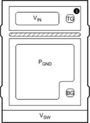 30-V, N channel synchronous buck NexFET™ power MOSFET, 5 mm x 3.5 mm LGA, 30 A