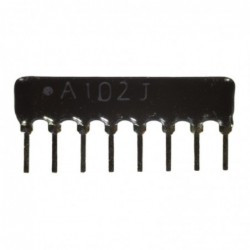 Drabinka rezystorowa 8x 1K A8P-1K A102J matryca szeregowa 1/8W 5% SIP-8