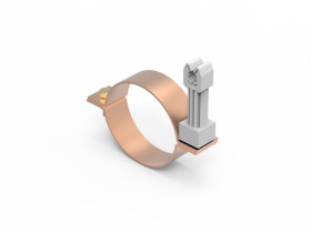 CU uchwyt do rury spustowej fi 100/p miedziany 96421003 ELKO-BIS