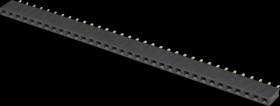 10120956 Female Header 2,54mm straight 1x34