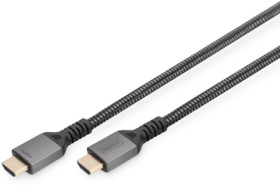 Connection cable, 3 m, black, HDMI plug type A, straight to HDMI plug type A, straight, DB-330200-030-S